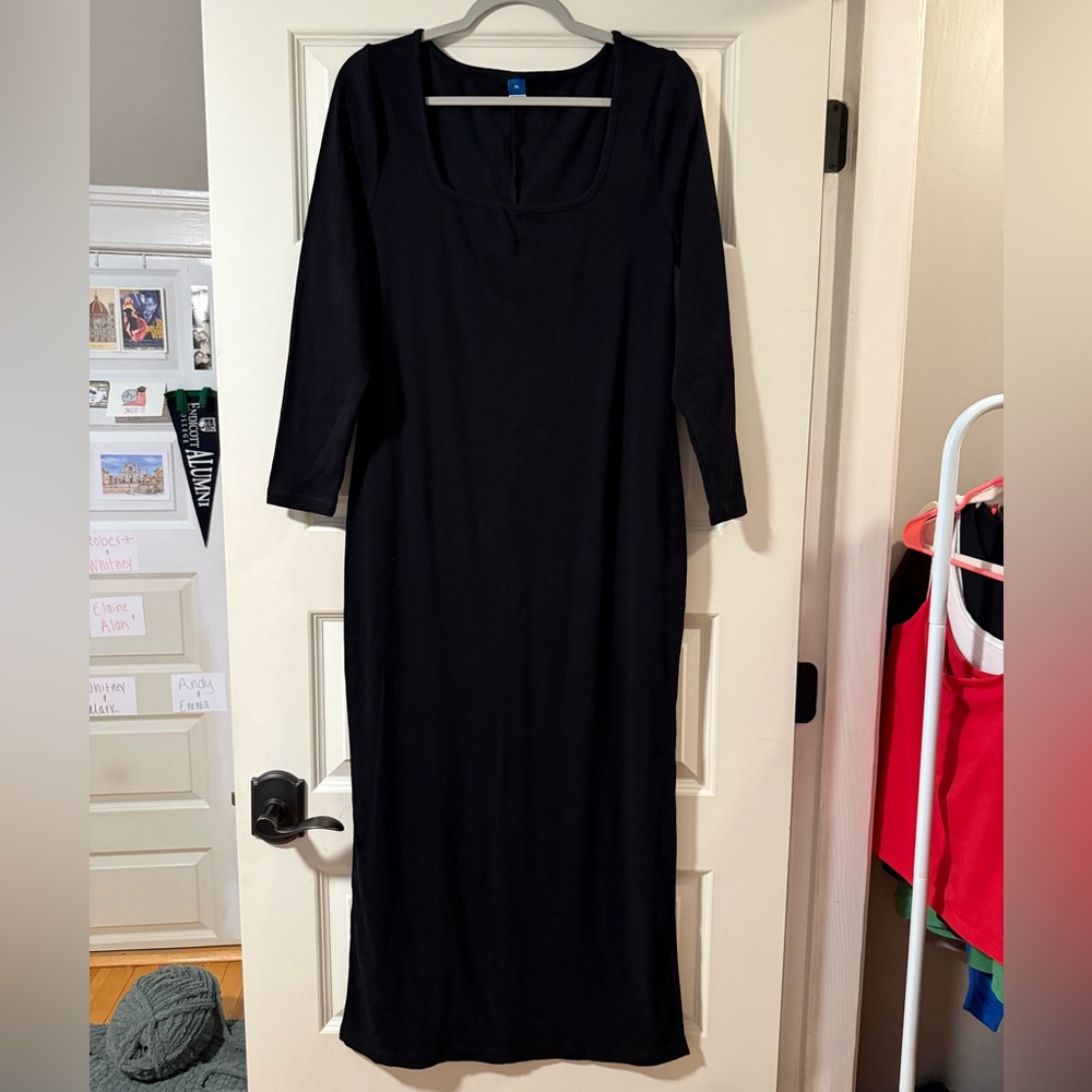 Old navy ribbed maxi dress